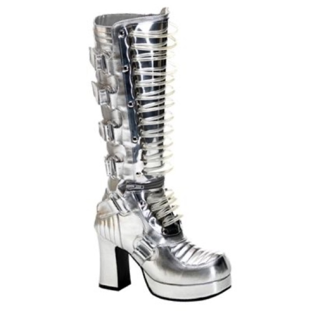 Vintage Discontinued Demonia Gothika Boots 600 UV sz 10